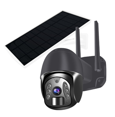 NTC Lithium Battery Dome 4G PTZ Camera Night Vision 2.0MP 200W 850nm الأشعة تحت الحمراء