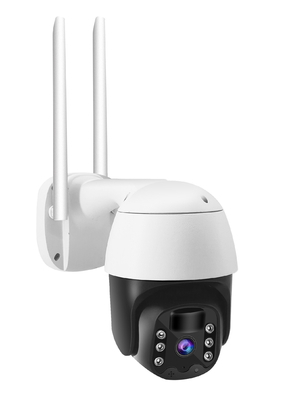 PAN TILT PTZ Security Camera Night Vision 1080P H264 H265 5W Solar
