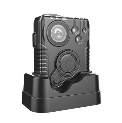 IP67 Network Police تلبس الكاميرا HD Resolution Onvif Black IR Light 3200mAH