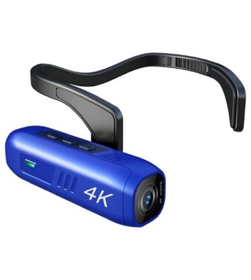 جيروسكوب كاميرا فيديو يمكن ارتداؤها EP6 1080P Vlog Wifi Headset EIS 4K 2200mAh