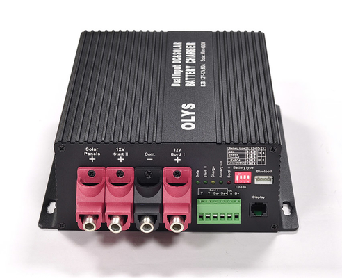 الذكية المزدوجة الإدخال DC الشمسية شاحن البطارية التلقائي 12V MPPT الشمسية المسؤول عن المراقب المالي