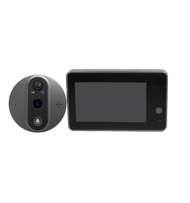Wifi Peephole Video Doorbell Low Power مع شاشة LCD عالية الوضوح 4.3 بوصة