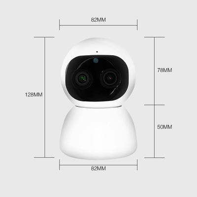 مجهر كاميرا مراقبة PTZ اتجاهين صوت داخلي 1080P PTZ WIFI IP Camera