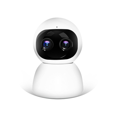 مجهر كاميرا مراقبة PTZ اتجاهين صوت داخلي 1080P PTZ WIFI IP Camera