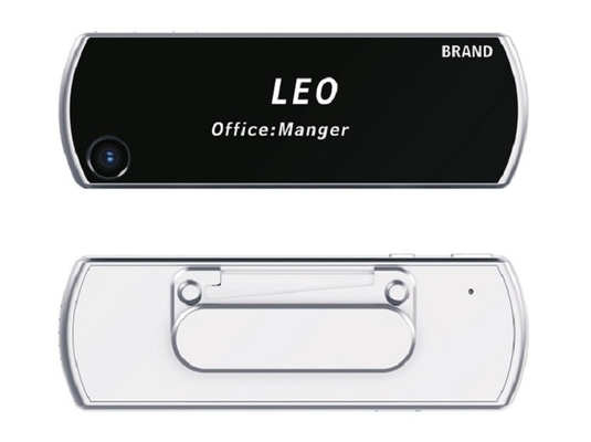 WIFI HD Badge Camera H.265 Wide View Angle 1080 دقة الفيديو العالية