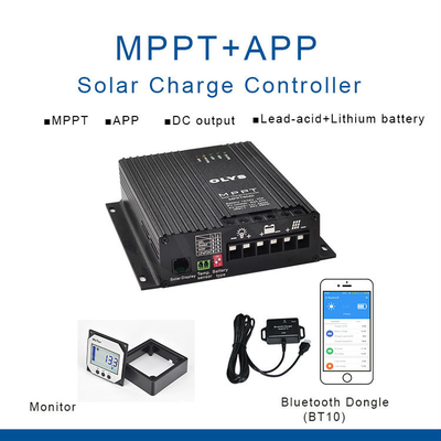 99.8٪ كفاءة MPPT الشمسية المسؤول عن جهاز التحكم بالشحن 12V 24V 40A مع وظيفة إخراج التحميل