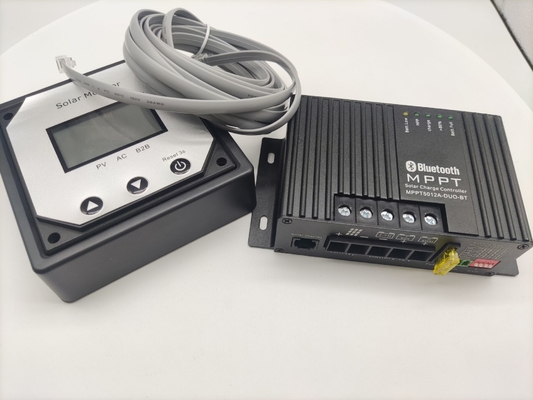 50V Max 25A Dual Battery MPPT Charge Controller Efficiency 99.8٪ لـ RVs Caravan Boat