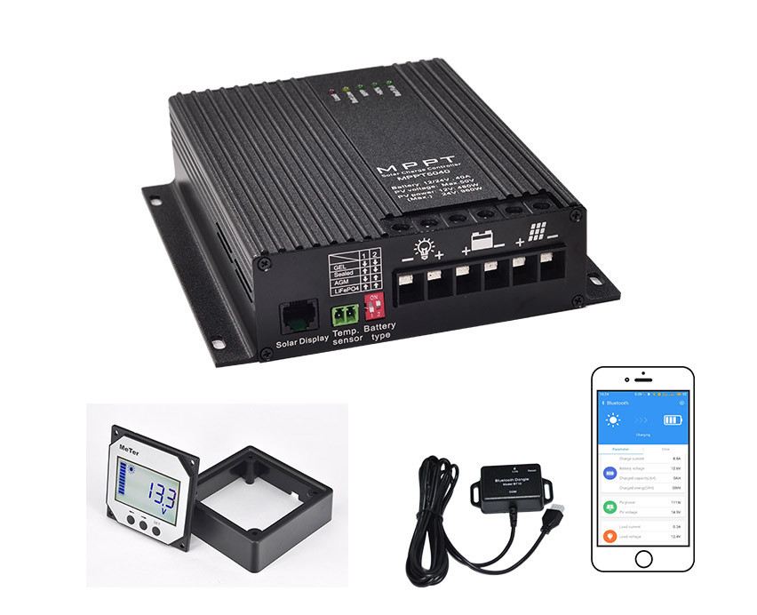 12V / 24V 20A MPPT الشمسية المسؤول عن المراقب المالي بطارية ليثيوم شاحن بطارية الرصاص الحمضية DC
