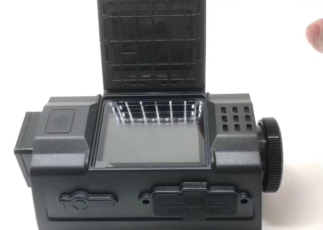 كاميرا خوذة السلامة المقاومة للماء IP67 مع عدسة مزدوجة LCD MTK6762 شريحة 2G 16G RAM + ROM
