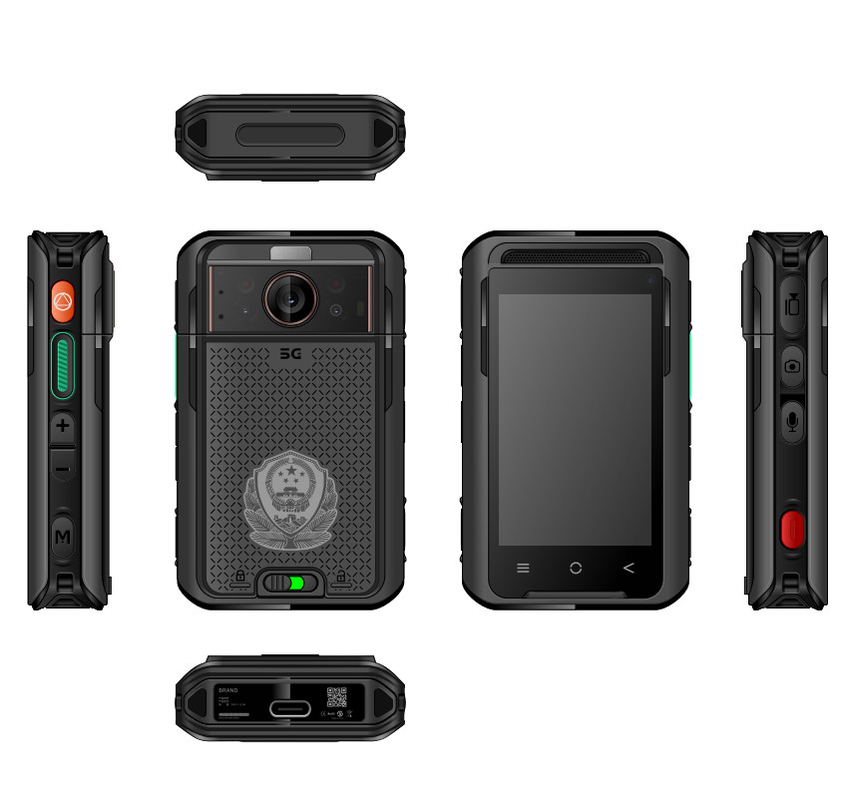 5G NR/SA كاميرا جسم التصوير الحراري 4K HD 3500mah بطارية مزدوجة EIS 4G 64GB 3.1 بوصة LCD