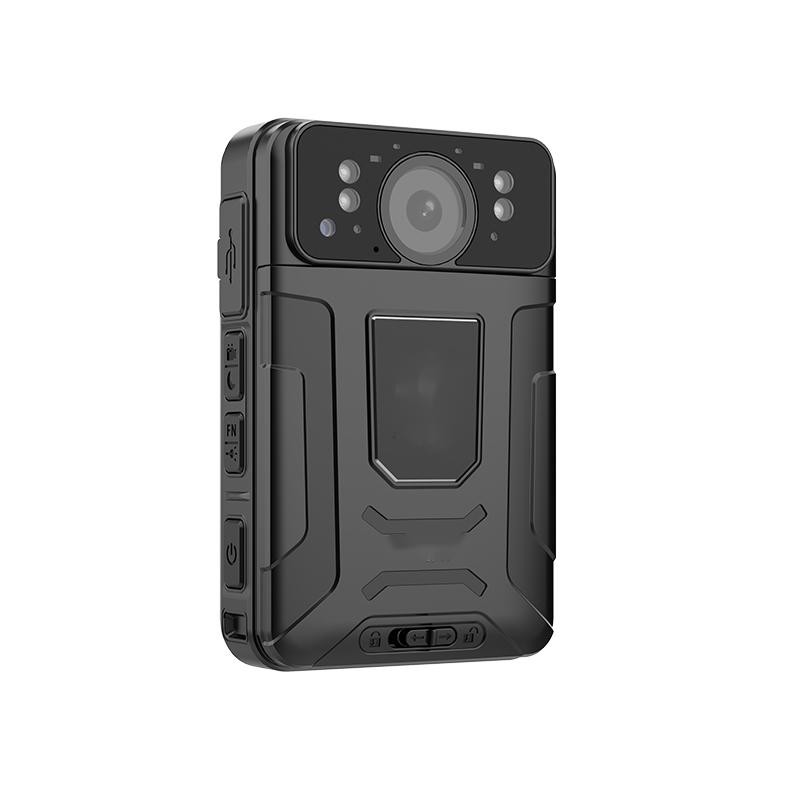 4G LTE WiFi GPS 64 Bit Quad Core كاميرا مرتدية على الجسم مع ضوء خلفي ضوء إنذار وبطاقة ذاكرة 64G
