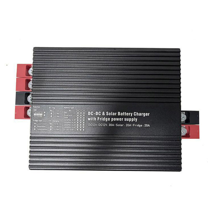 شاحن بديل DC/DC للمركبات ومدخل MPPT DUO للألواح الشمسية للمنازل المتنقلة