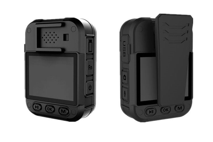 كاميرا فيديو للرؤية الليلية للشرطة ، Micro Video Record 2.0 Inch Touch Screen Support GPS