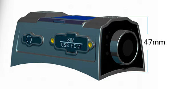 3G 4G Wi-Fi GPS كاميرا الخوذة الذكية الصغيرة