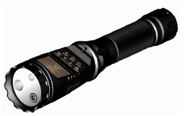 H.264 Police Security Flashlight DVR متعدد الوظائف 8000mAh بطارية CE المعتمدة
